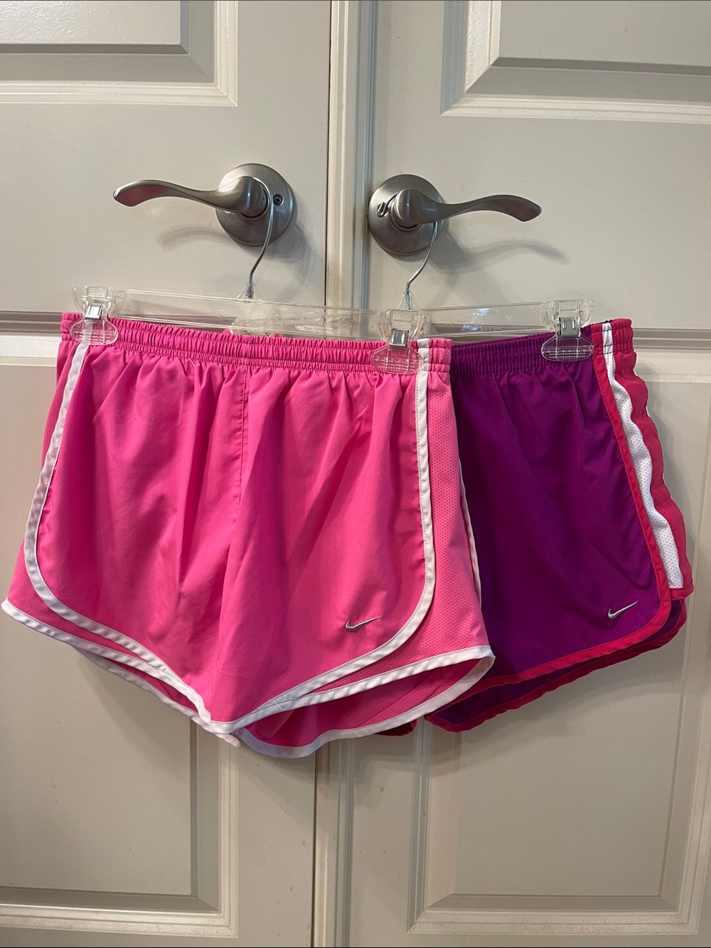 Nike Pink & Magenta Performance Running Shorts Set